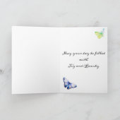 Butterfly Joy Moederdag Kaart (Binnen)