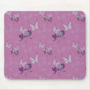 Butterfly Joy Mousepad (Paars) Muismat