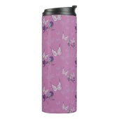 Butterfly Joy Thermal Tumbler Thermosbeker (Gedraaid links)