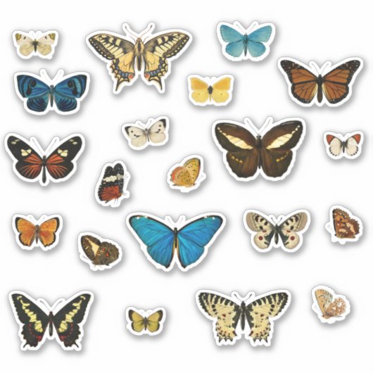 Butterfly Junk Journal Elements (21) Sticker (Voorkant)