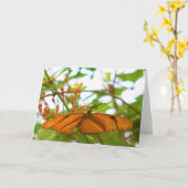 Butterfly Kaart (Gele Bloem)