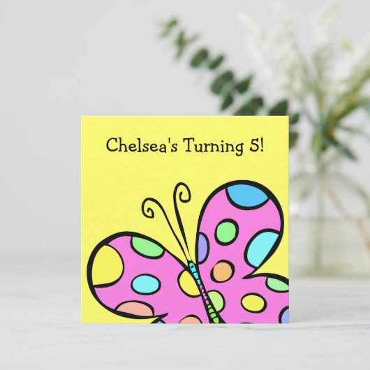 Butterfly Kaart (Staand voorkant)