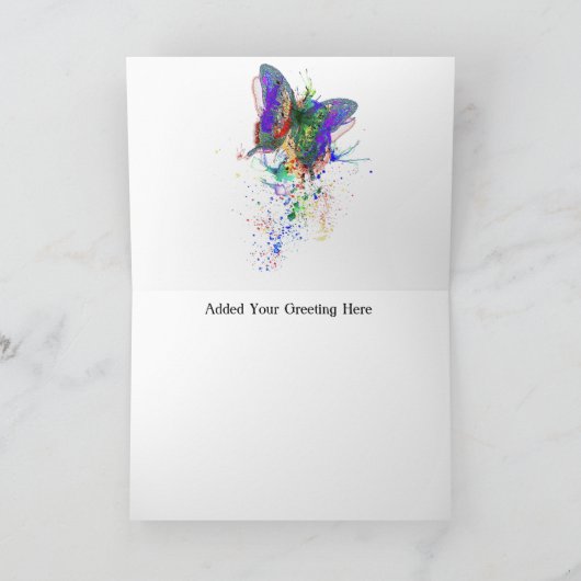 Butterfly Kaart (Binnen)