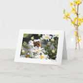 Butterfly Kaart (Gele Bloem)