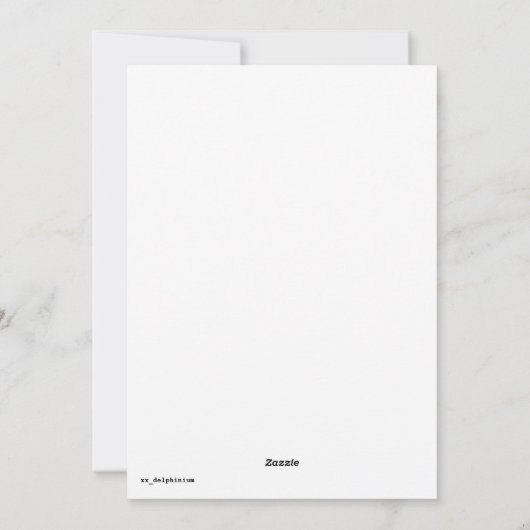 Butterfly-kaart Feestdagenkaart (Achterkant)