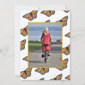 Butterfly Kaart Shower Birthday Fotouitnodiging (Achterkant)