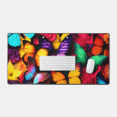 Butterfly Kaleidescope Desk Mat (Keyboard & Muis)