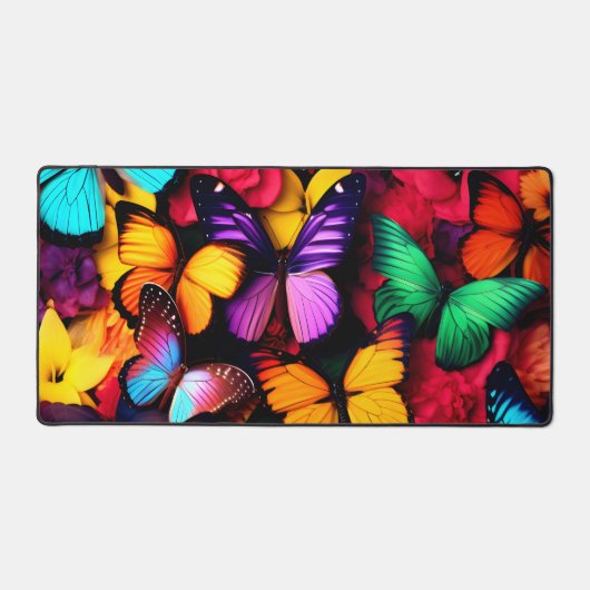 Butterfly Kaleidescope Desk Mat (Voorkant)