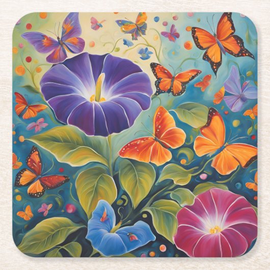 Butterfly Kartonnen Onderzetters (Voorkant)