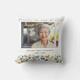 Butterfly Keepsake Memorial Foto Sierkussen