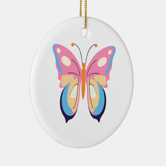 Butterfly Keramisch Ornament (Rechts)