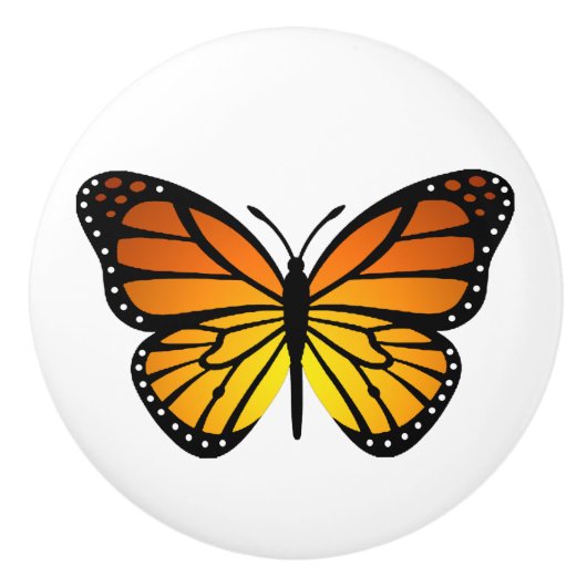 Butterfly Keramische Knop (Voorkant)