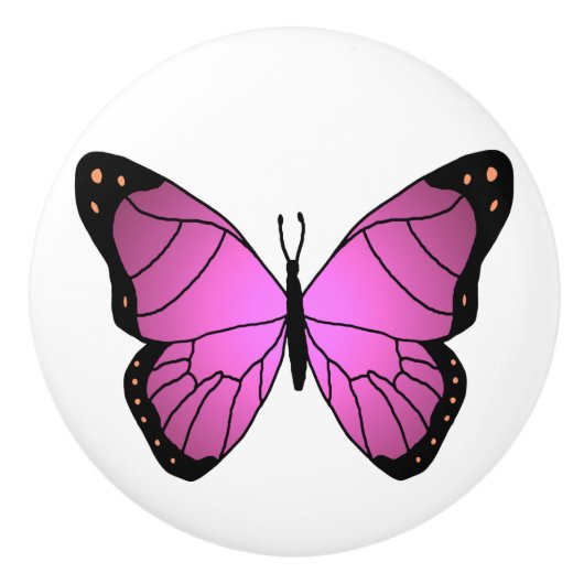Butterfly Keramische Knop (Voorkant)