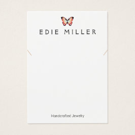Butterfly Ketting Bracelet Display Card Visitekaartje