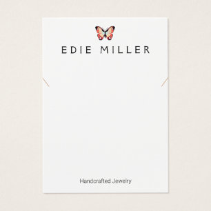 Butterfly Ketting Bracelet Display Card Visitekaartje