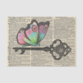Butterfly Key  krant Decoupage Tissuepapier (Voorkant)
