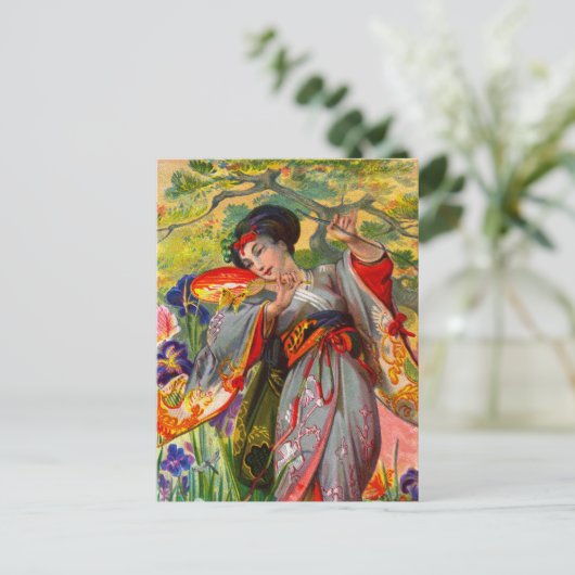 Butterfly Kiss Briefkaart (Staand voorkant)