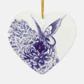 Butterfly Kiss Keramisch Ornament (Voorkant)