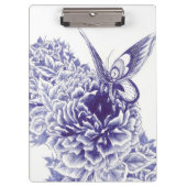 "Butterfly Kiss" Peony Klembord (Voorkant)