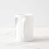 "Butterfly Kiss" Peony Porselein Kop (Achterkant)