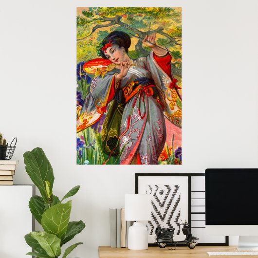 Butterfly Kiss Poster (Thuiskantoor)