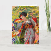 Butterfly Kiss Wenskaart Kaart (Voorkant)