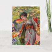 Butterfly Kiss Wenskaart Kaart (Voorkant)