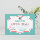 Butterfly Kisses & Adoption Wishes Adoption Shower Kaart (Staand voorkant)