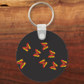Butterfly Kisses and Dreams Sleutelhanger (Voorkant)