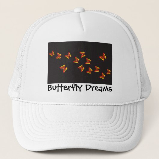 Butterfly Kisses and Dreams Trucker Pet (Voorkant)