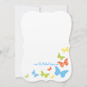 Butterfly Kisses Baby Sip and See Kaart (Achterkant)