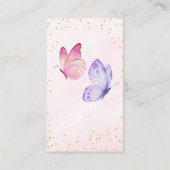 BUTTERFLY KISSES & BABY WISHES Boek aanvragen Informatiekaartje (Achterkant)