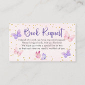 BUTTERFLY KISSES & BABY WISHES Boek aanvragen Informatiekaartje (Voorkant)