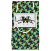 Butterfly Kisses Birthday Favor Bag Klein Cadeauzakje (Voorkant)