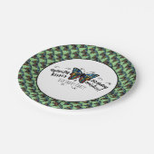 Butterfly Kisses Birthday Party Paper Bord (Gekanteld)
