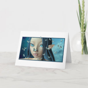 Butterfly Kisses Blank Kaart