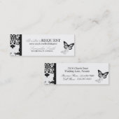 Butterfly Kisses Bold Skinny Visitekaartje (Voorkant / Achterkant)