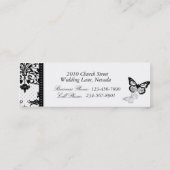 Butterfly Kisses Bold Skinny Visitekaartje (Achterkant)