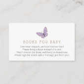 Butterfly Kisses Books for Baby Enclosure Card Informatiekaartje (Voorkant)