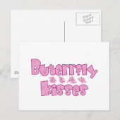 Butterfly Kisses Briefkaart (Voorkant / Achterkant)