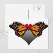 Butterfly Kisses Briefkaart (Voorkant / Achterkant)