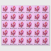 Butterfly Kisses Cadeaupapier (Vlak)