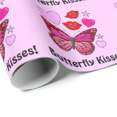 Butterfly Kisses Cadeaupapier (Rol Hoek)