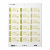 Butterfly Kisses Charmant Adres Label (Full Sheet)