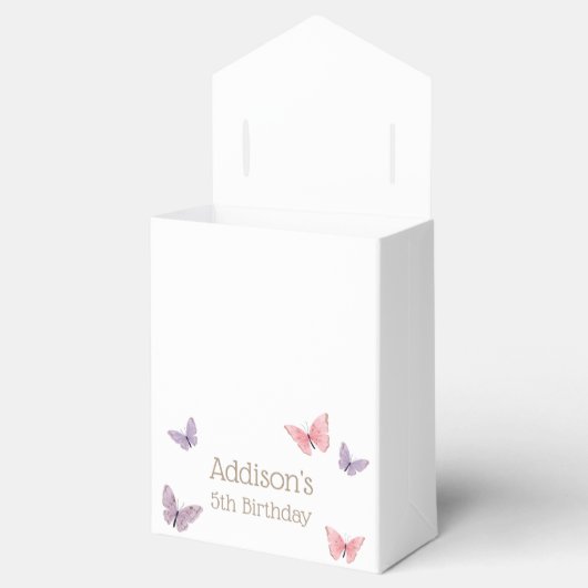 Butterfly Kisses en Birthday Wishes Birthday Bedankdoosjes (Geopend)