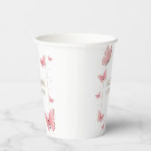 Butterfly Kisses en Birthday Wishes Birthday Pape Papieren Bekers (Rechts)