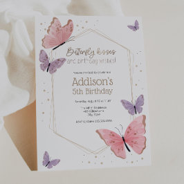 Butterfly Kisses en Verjaardagswensen Verjaardag I Kaart