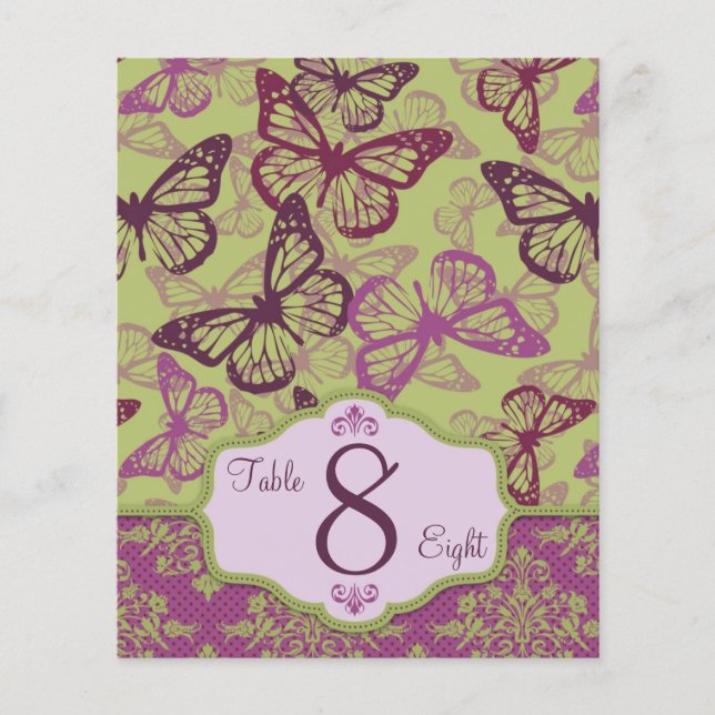 Butterfly Kisses Flirt Table Kaart B2 (Voorkant)