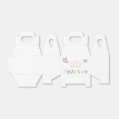 Butterfly Kisses Floral Baby shower Bedankdoosjes (Uitgevouwen)