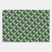 Butterfly Kisses Gelukkige Verjaardag Inpakpapier Vel (Voorkant 3)